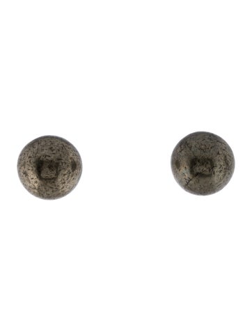 Earrings Stud 14K Pyrite