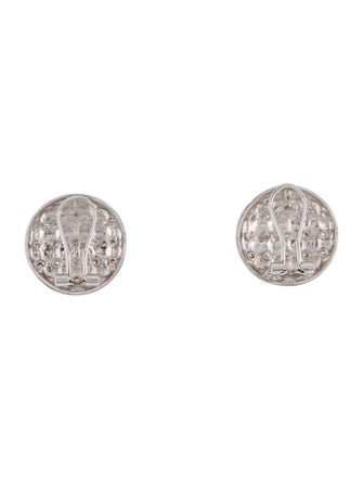 Earrings 18K Diamond Woven Earclips