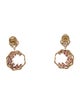Earrings 14K Ruby & Diamond Drop Earrings