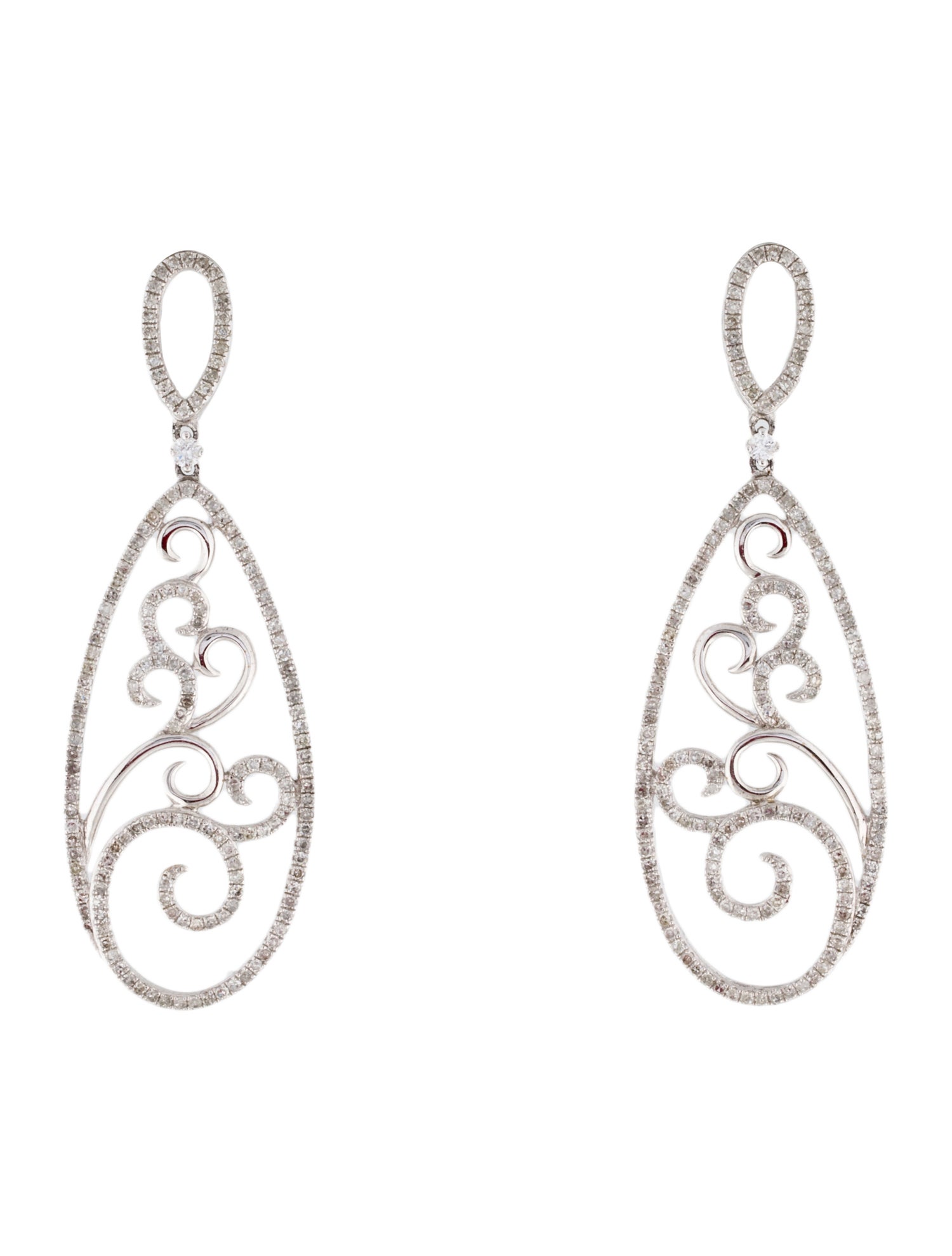 Earrings 14K 1.44ctw Diamond Drop Earrings