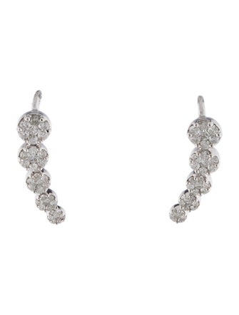 Earrings 14K Diamond Drop Earrings