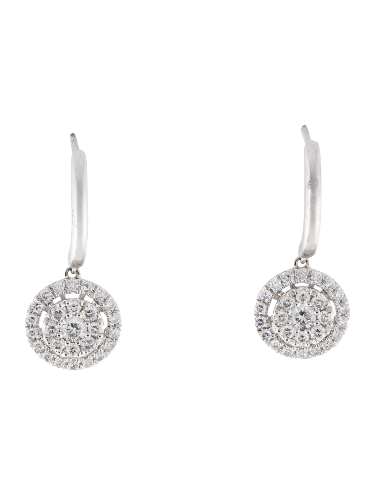 Earrings 14K Diamond Drop Earrings
