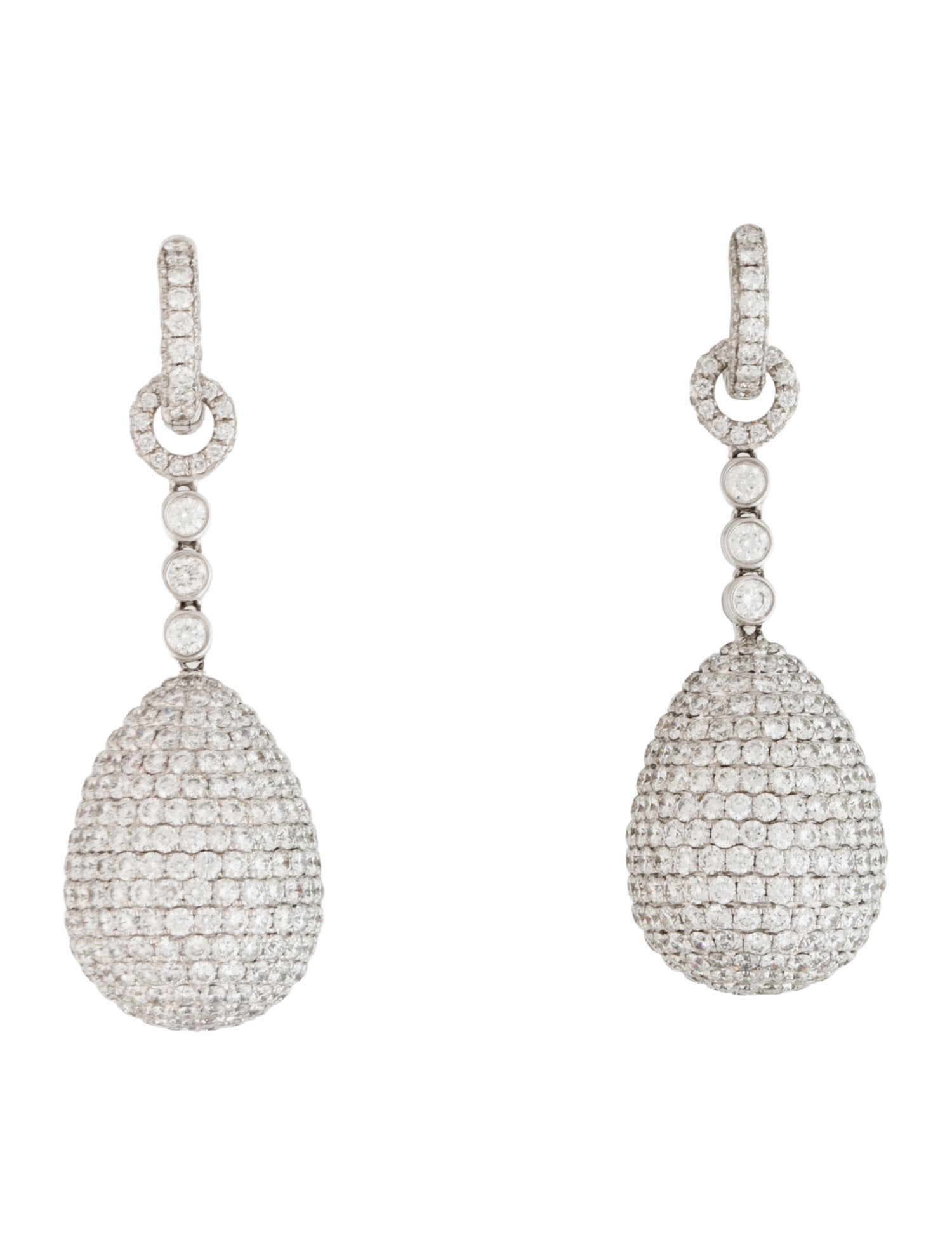Earrings 18K 10.34ctw Diamond Drop Earrings