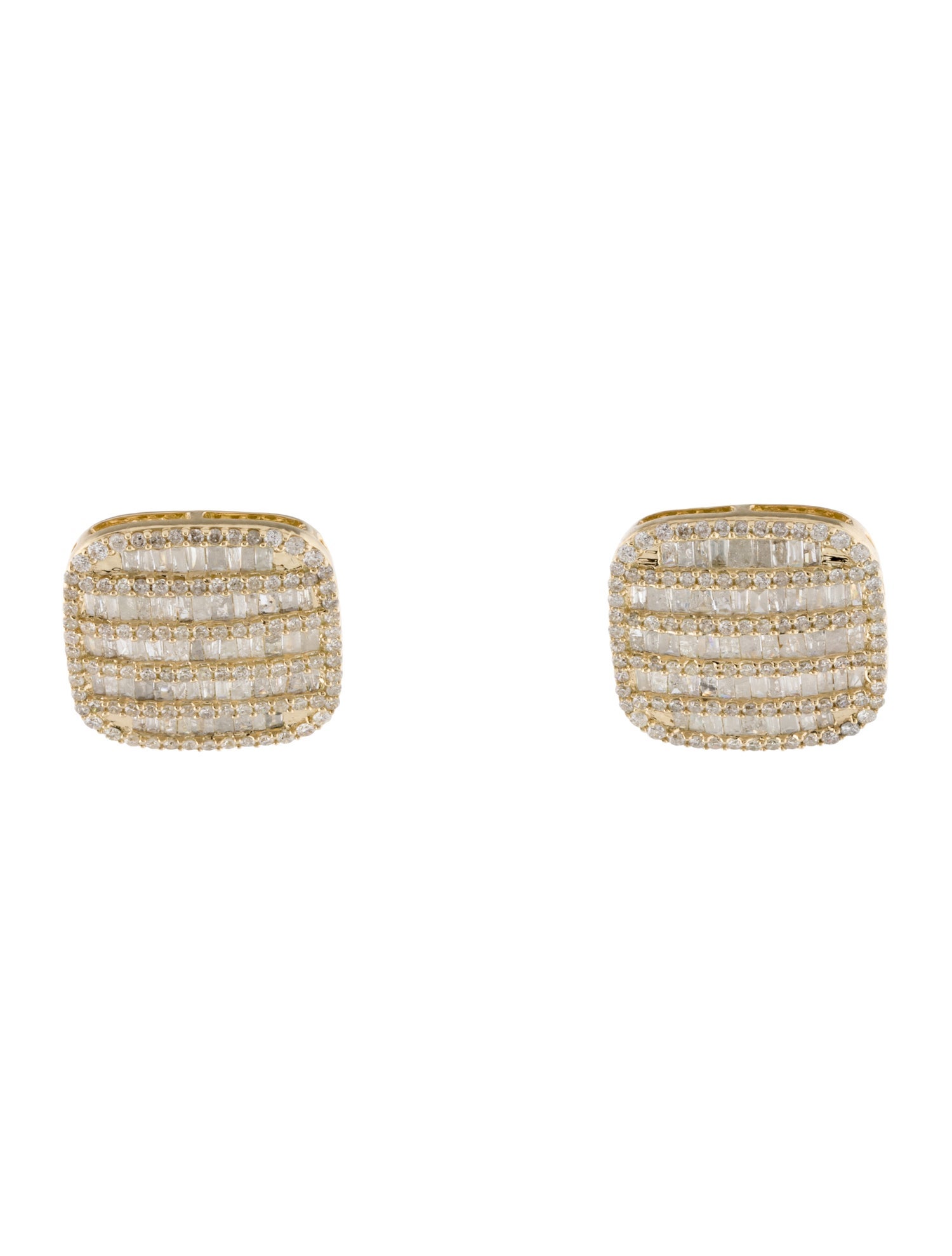 Earrings 14K 3.59ctw Diamond Earclip Earrings