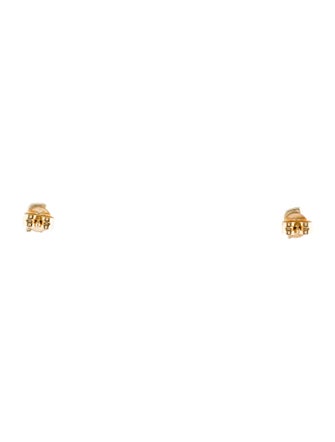 Earrings 14K Diamond Initial 'R' Stud Earrings