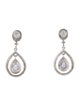 Earrings 14K 1.18ctw Tanzanite & Diamond Drop Earrings