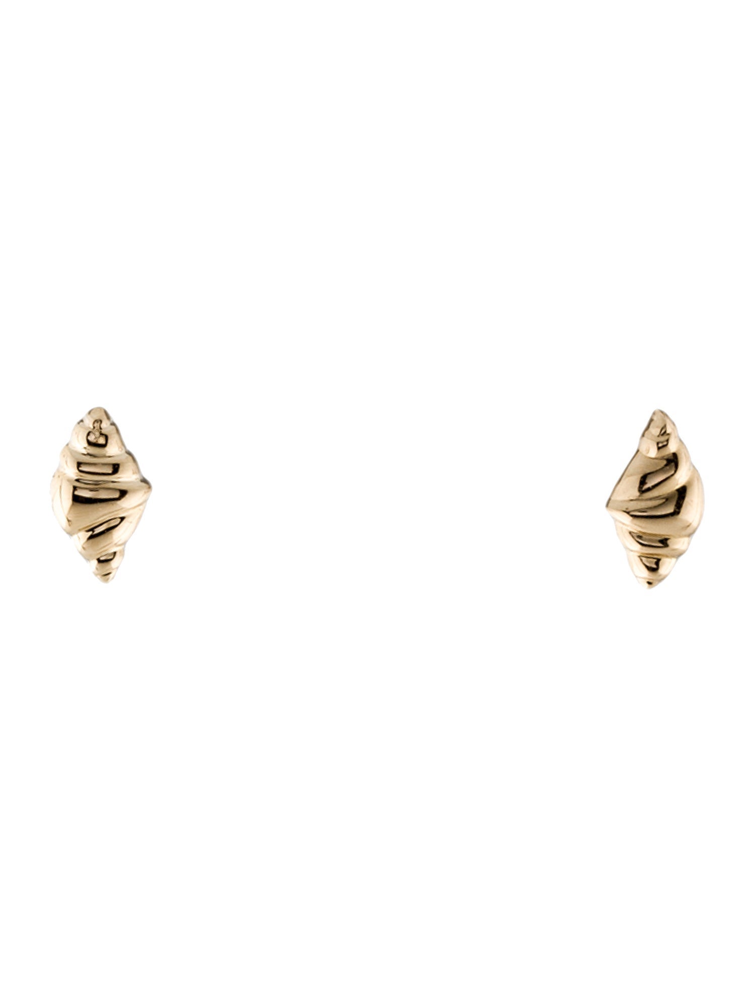Earrings 14K Tiny Shell Stud Earrings