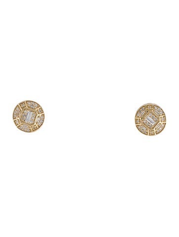 Earrings Stud 14K Diamond