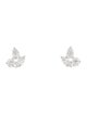 Earrings 14K 1.88ctw Lab-Grown Diamond Three-Stone Stud Earrings
