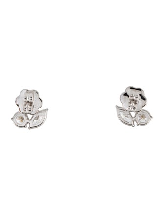 Earrings 14K 1.88ctw Lab-Grown Diamond Three-Stone Stud Earrings