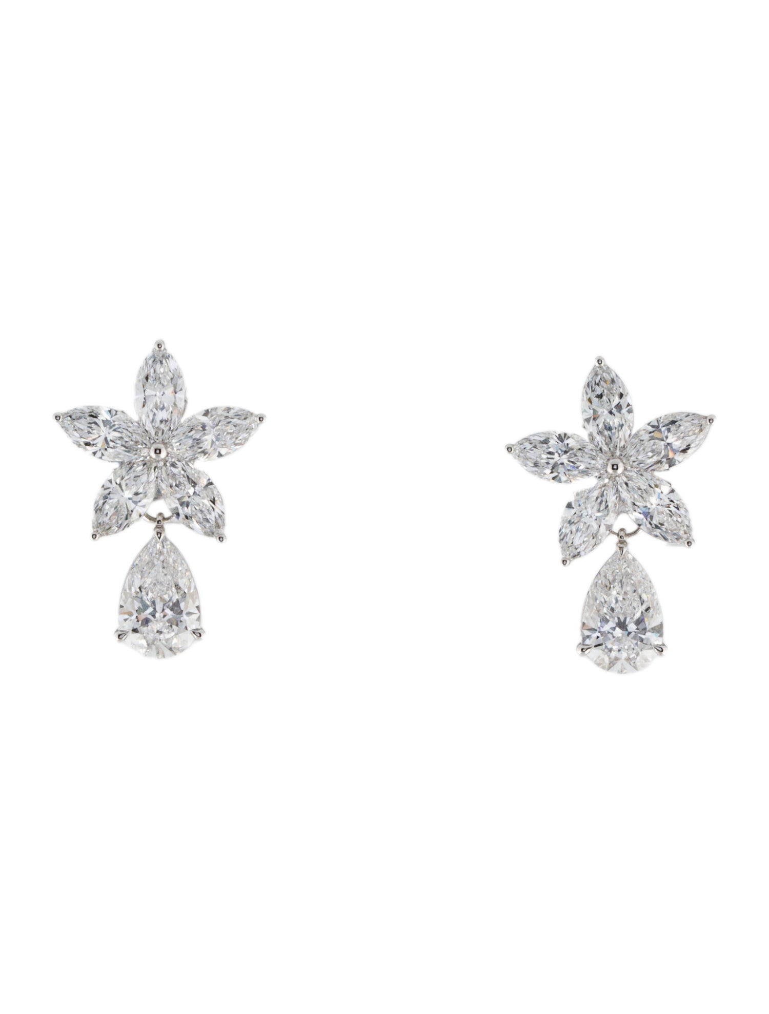 Earrings 14K 4.92ctw Lab-Grown Diamond Drop Earrings