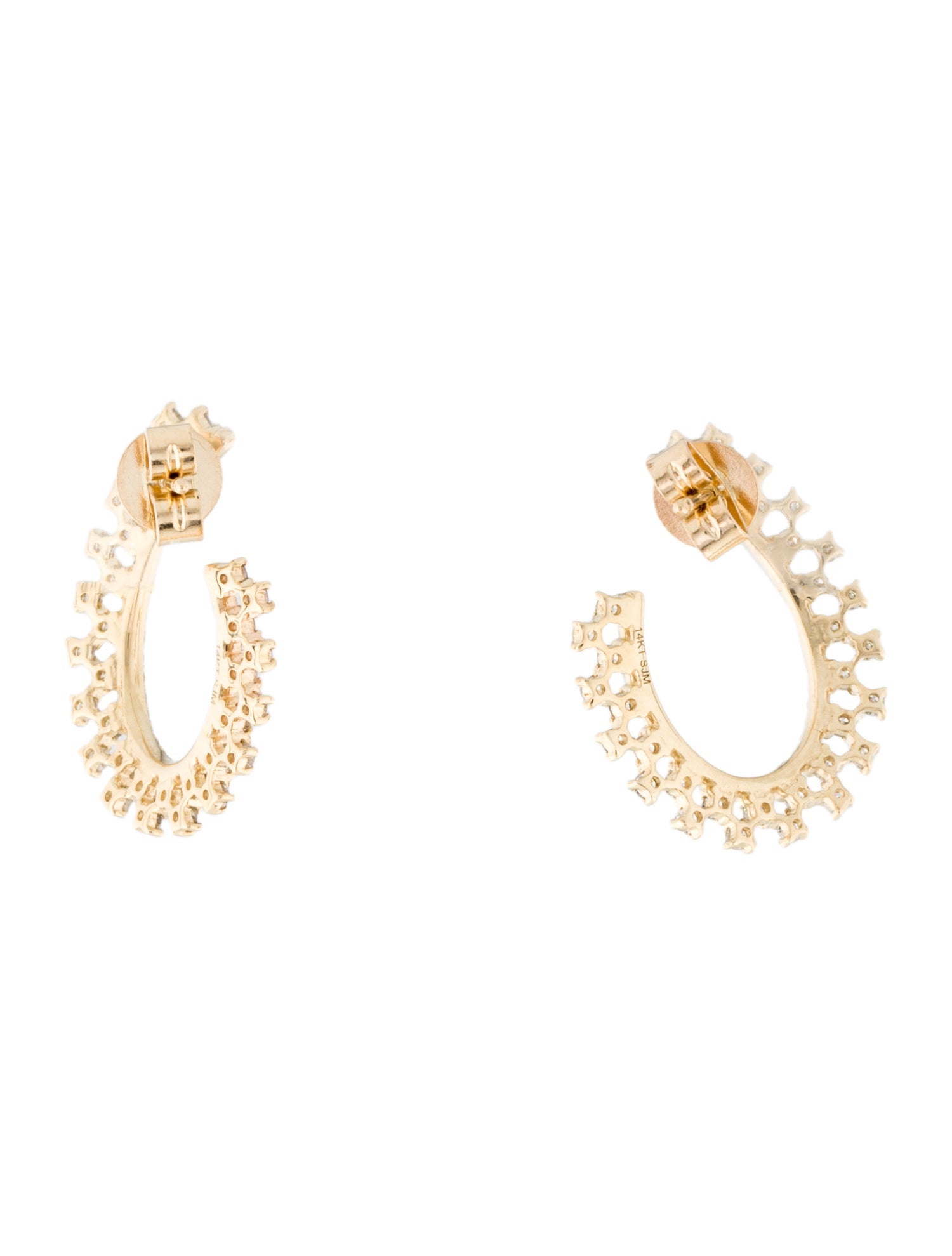 Earrings 14K Diamond Drop Earrings