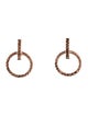 Earrings 14K Circle Drop Earring