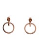 Earrings 14K Circle Drop Earring