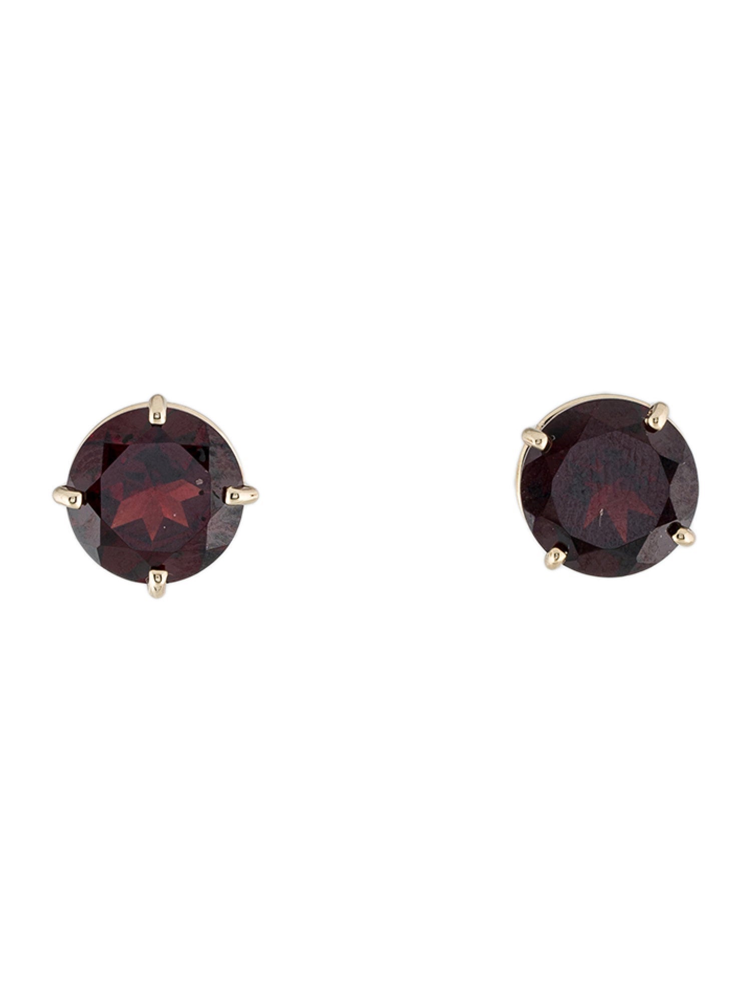 Earrings 14K 7.38ctw Garnet Stud Earrings