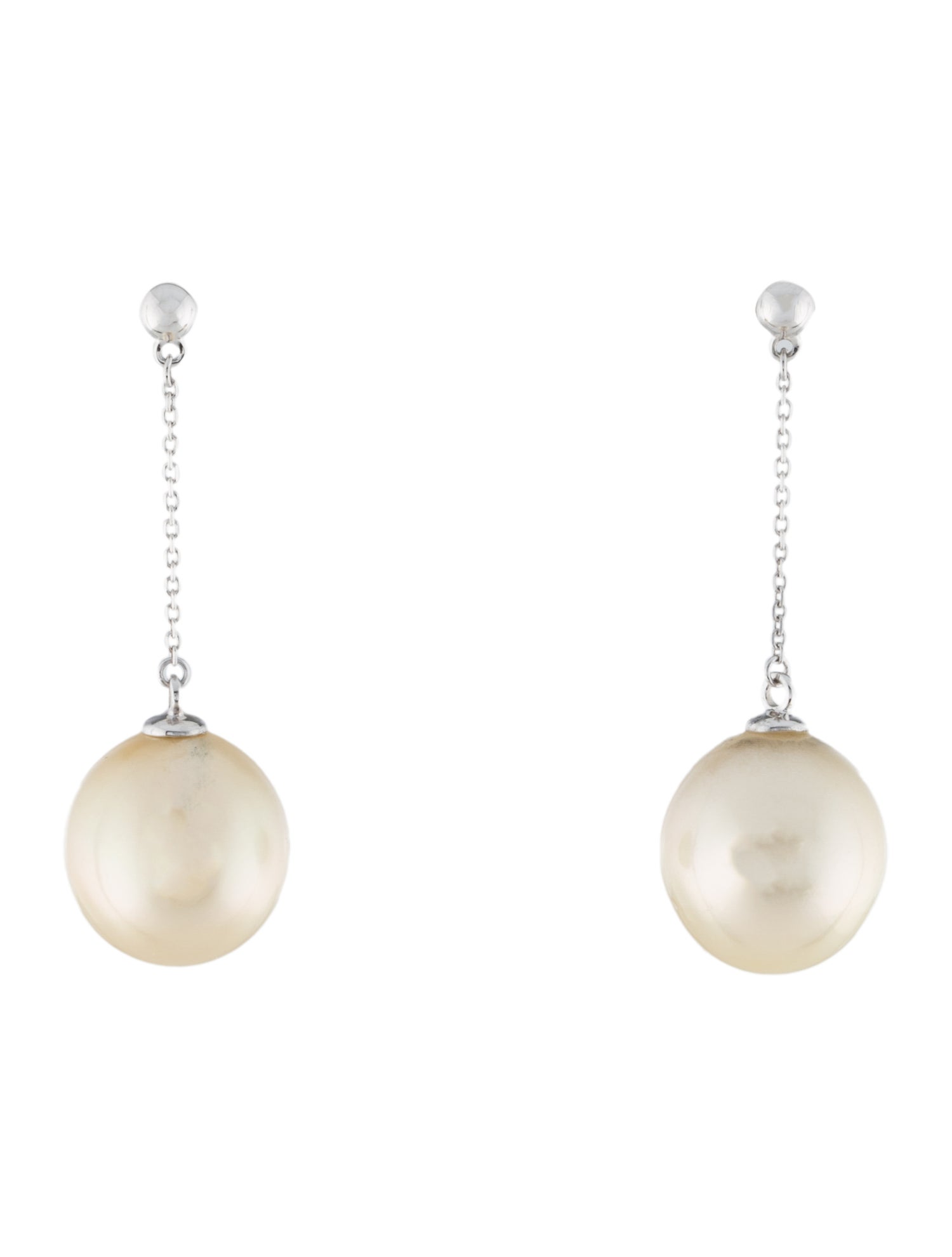 Earrings 18K Pearl Drop Earrings
