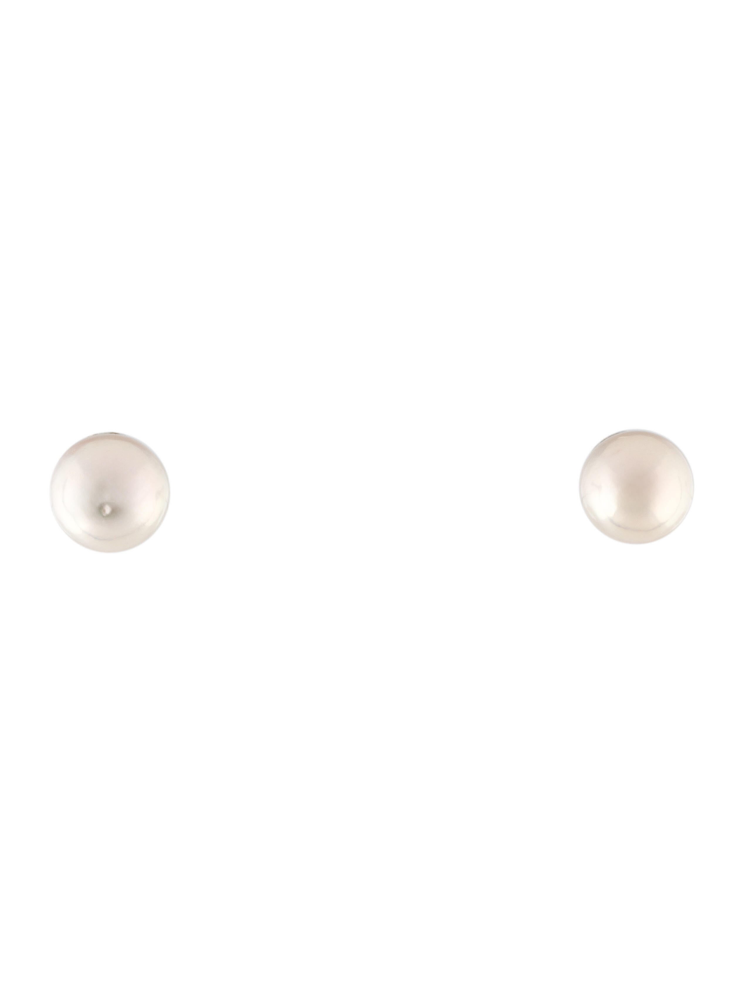 Earrings 18K Pearl Stud Earrings
