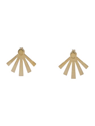 Earrings Séchic 14K Fan Earring Enhancer Earrings