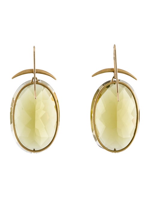 Earrings 18K Quartz Drop Earrings x