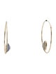 Earrings 14K Labradorite Hoop Earrings