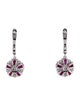 Earrings 14K 1.68ctw Ruby & Diamond Drop Earrings