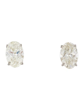 Earrings 14K 3.96ctw Lab-Grown Diamond Stud Earrings