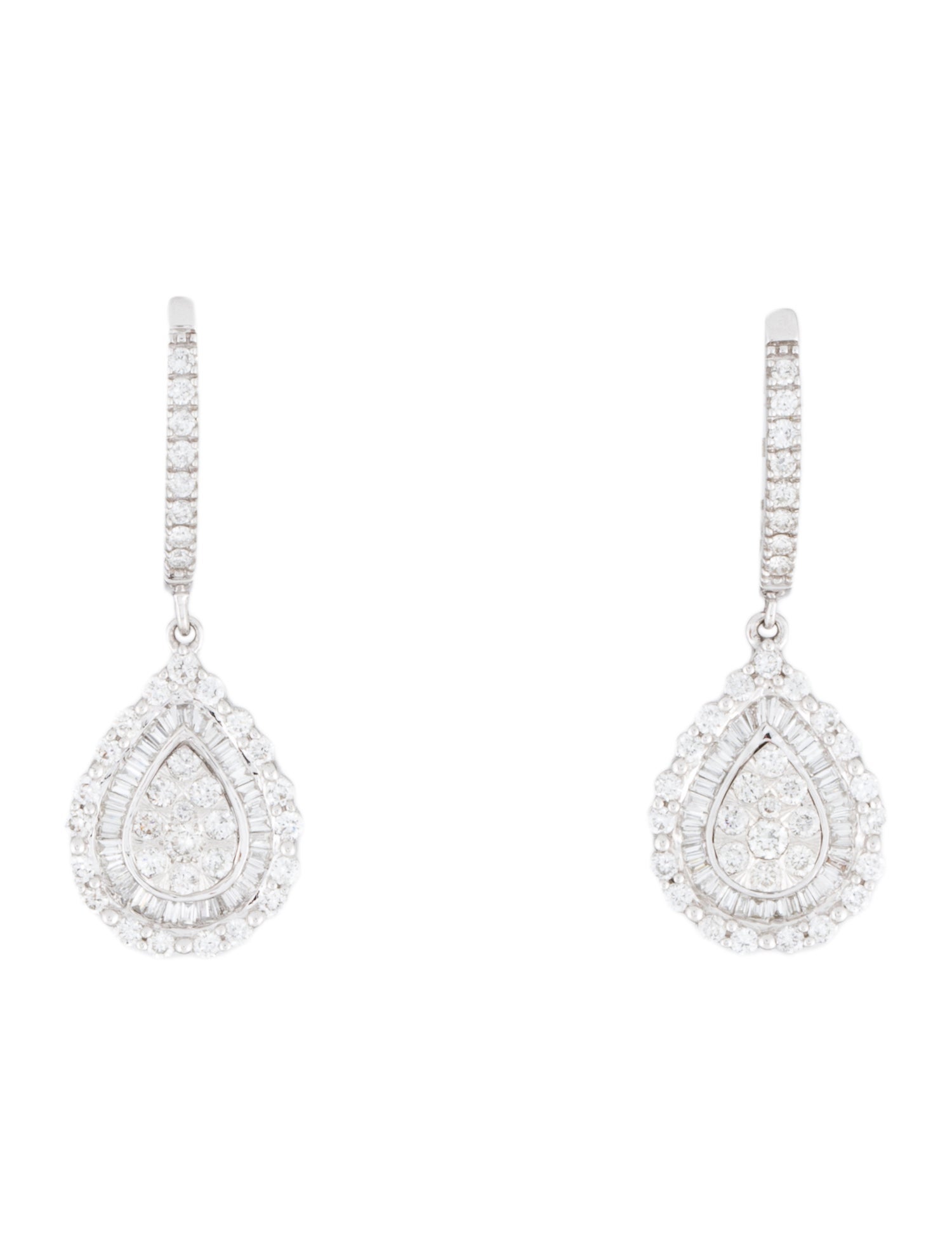 Earrings 14K Diamond Drop