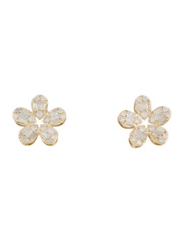 Earrings Stud 14K Diamond