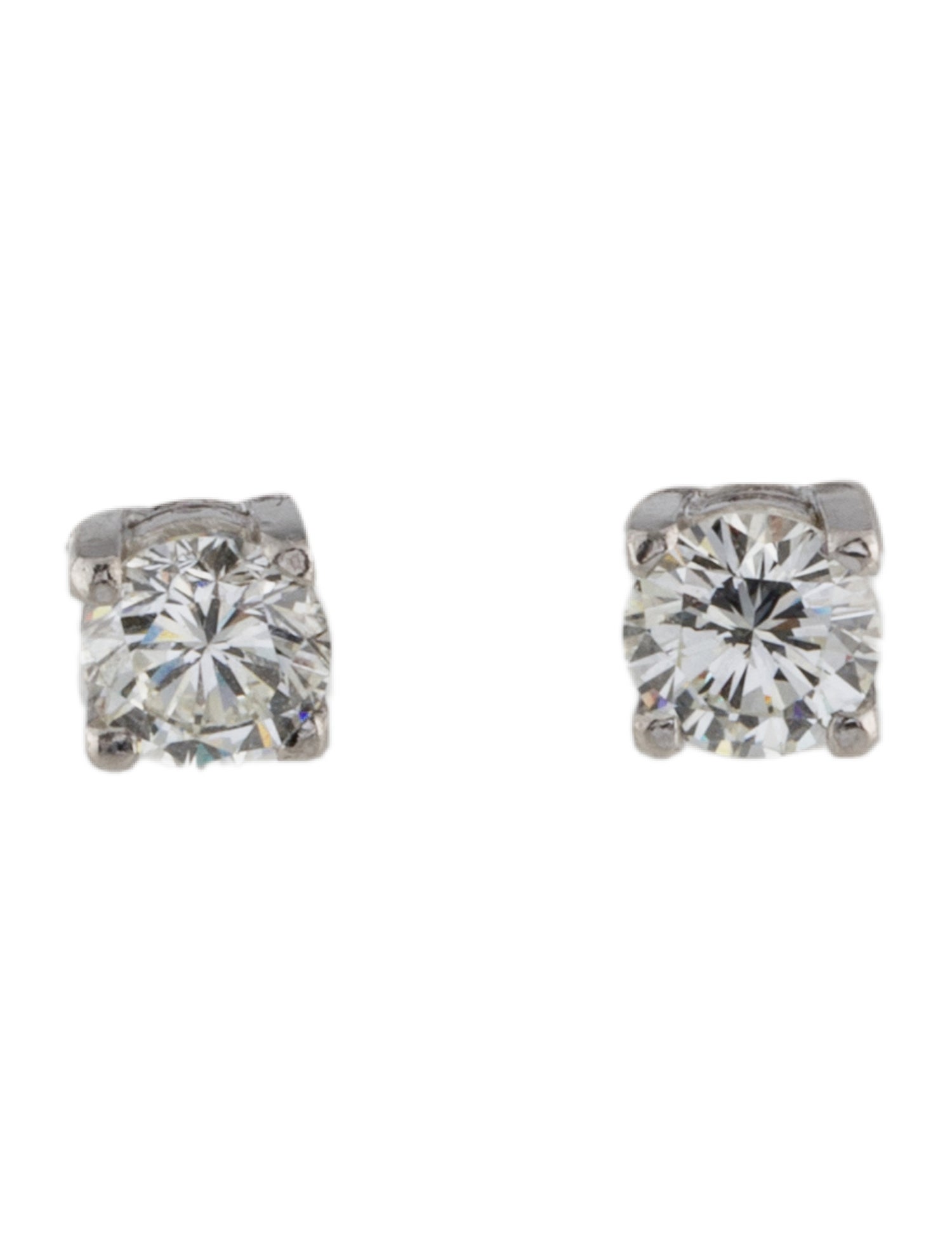 Earrings Platinum Diamond Stud
