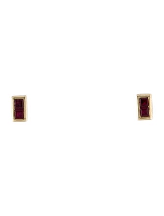 Earrings 14K Ruby Stud