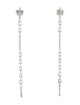 Earrings 14K Diamond Chain Drop Earrings