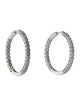 Earrings 14K 4.00ctw Diamond Inside-Outside Hoop Earrings
