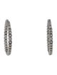 Earrings 14K 4.00ctw Diamond Inside-Outside Hoop Earrings