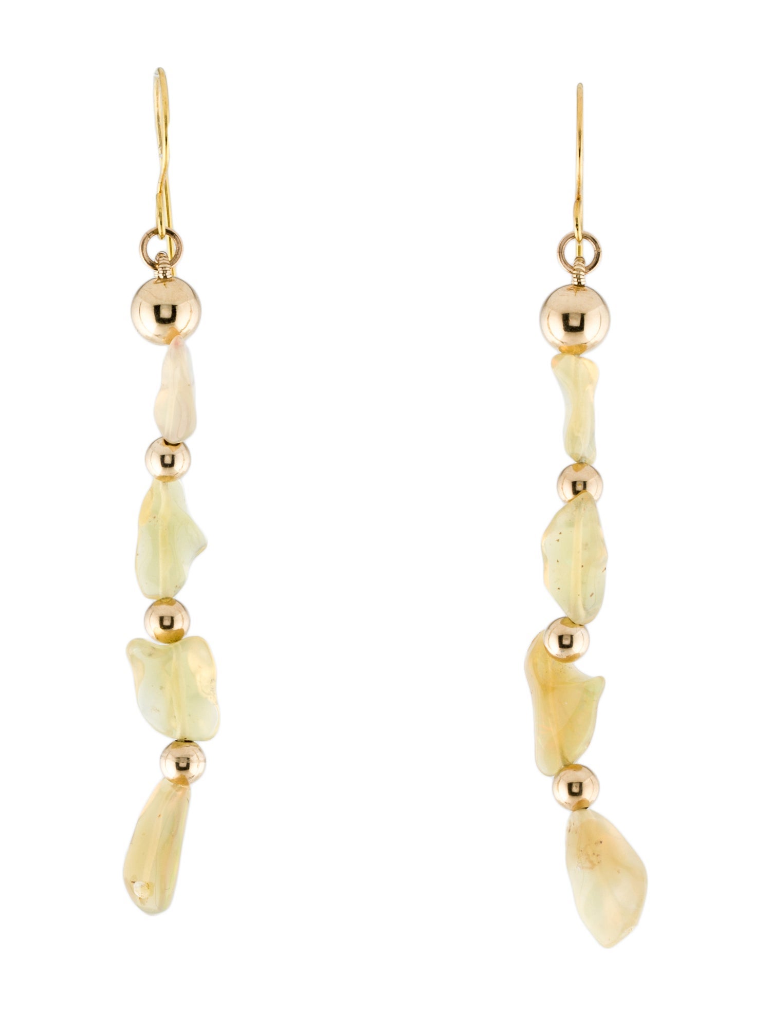 Earrings 14K Opal Drop Earrings