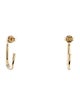 Earrings 14K Open Square Hoop Earrings