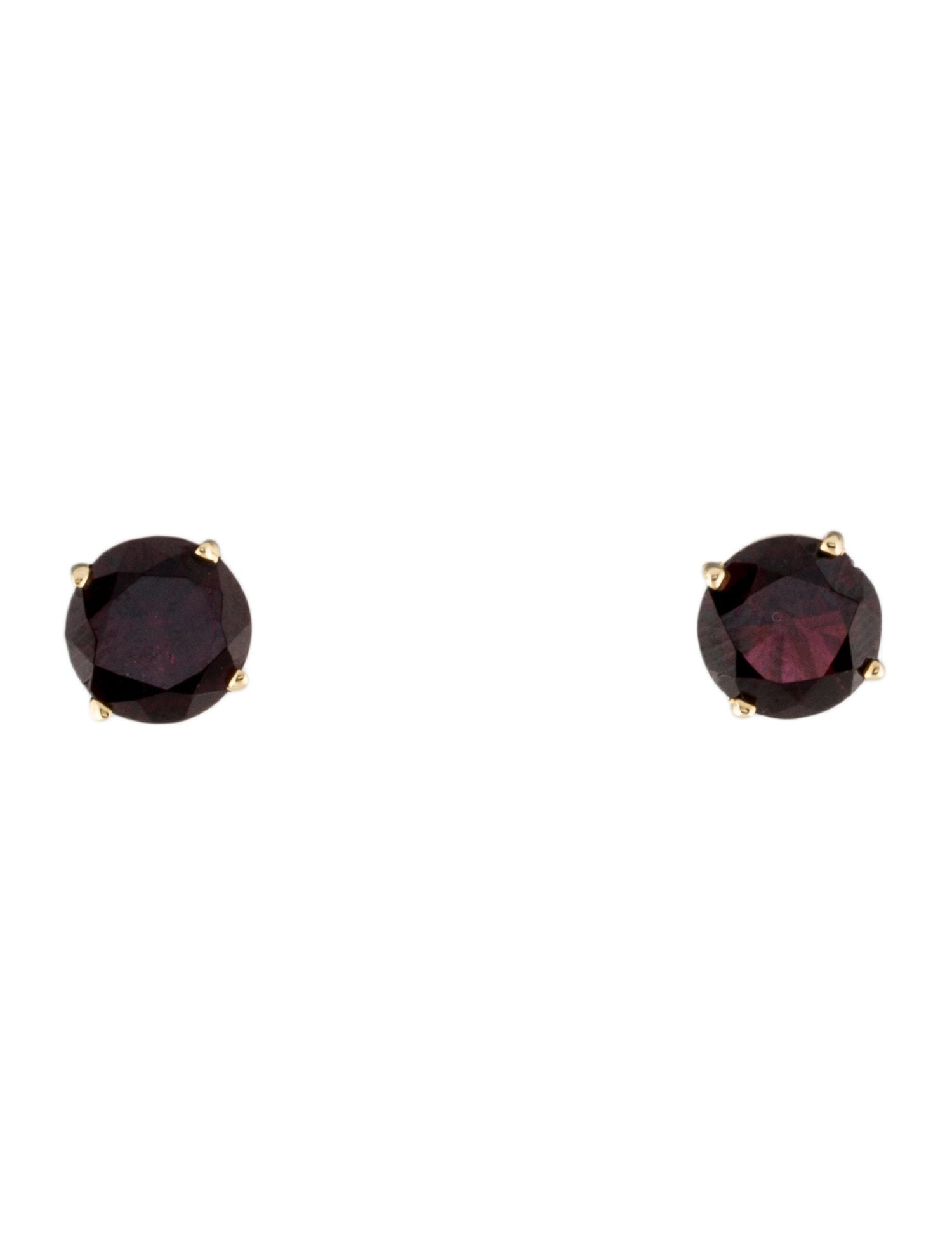 Earrings 14K 3.50ctw Garnet Studs