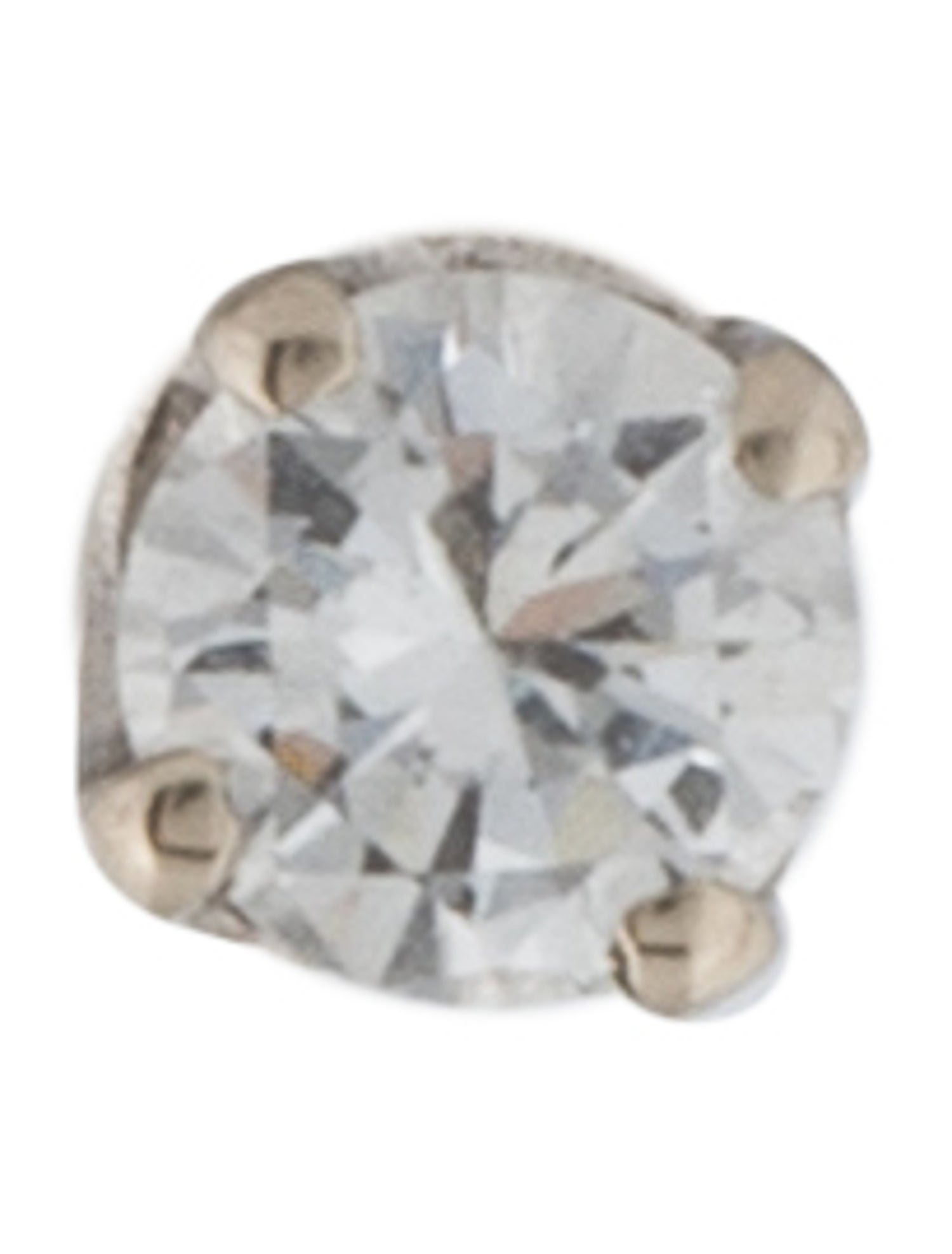 Earrings 14K Diamond Single Stud Earring