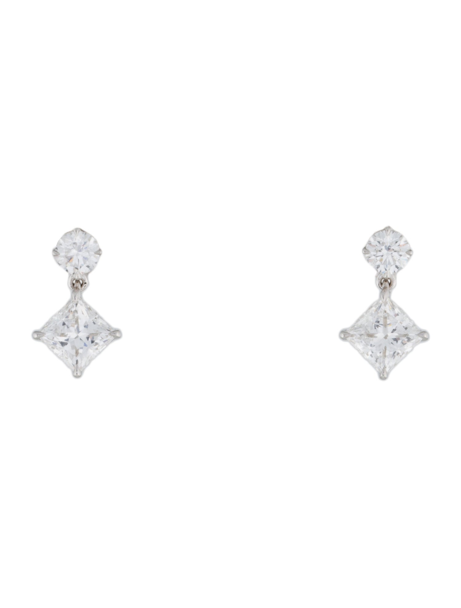 Earrings 14K 1.40ctw Lab-Grown Diamond Drop Earrings