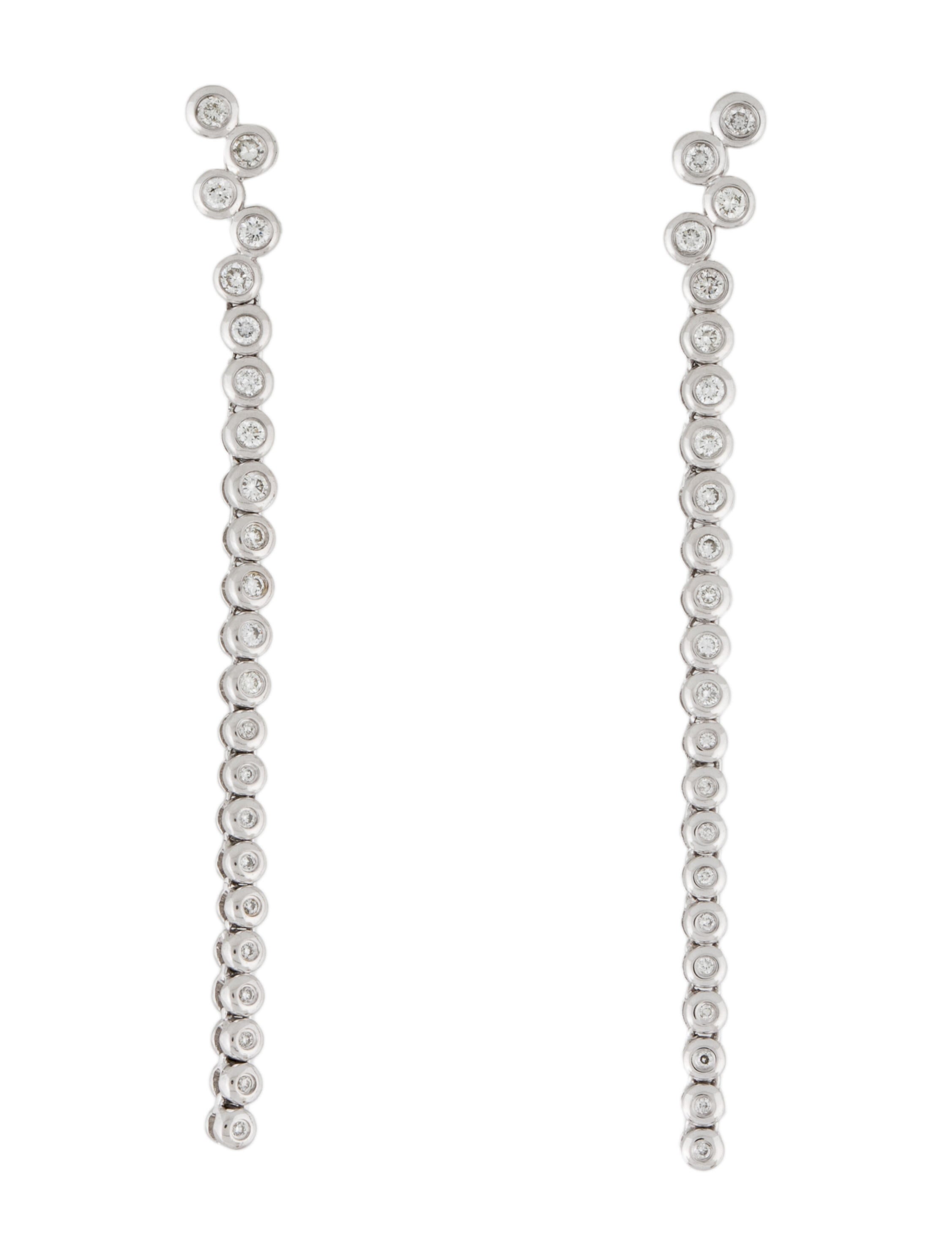 Earrings 14K Diamond Drop Earrings