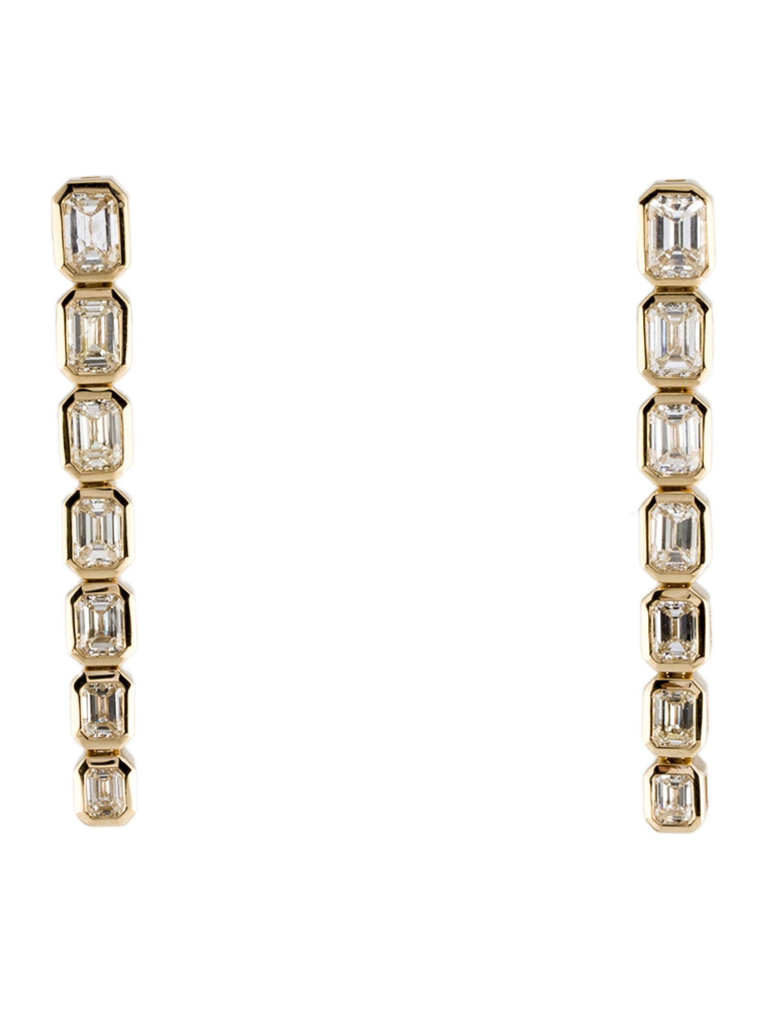 Earrings 14K 2.86ctw Diamond Dangle Drop Earrings