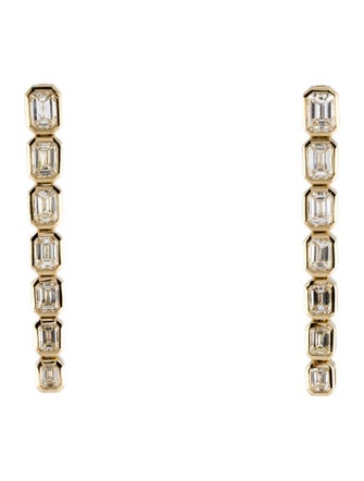 Earrings 14K 2.86ctw Diamond Dangle Drop Earrings