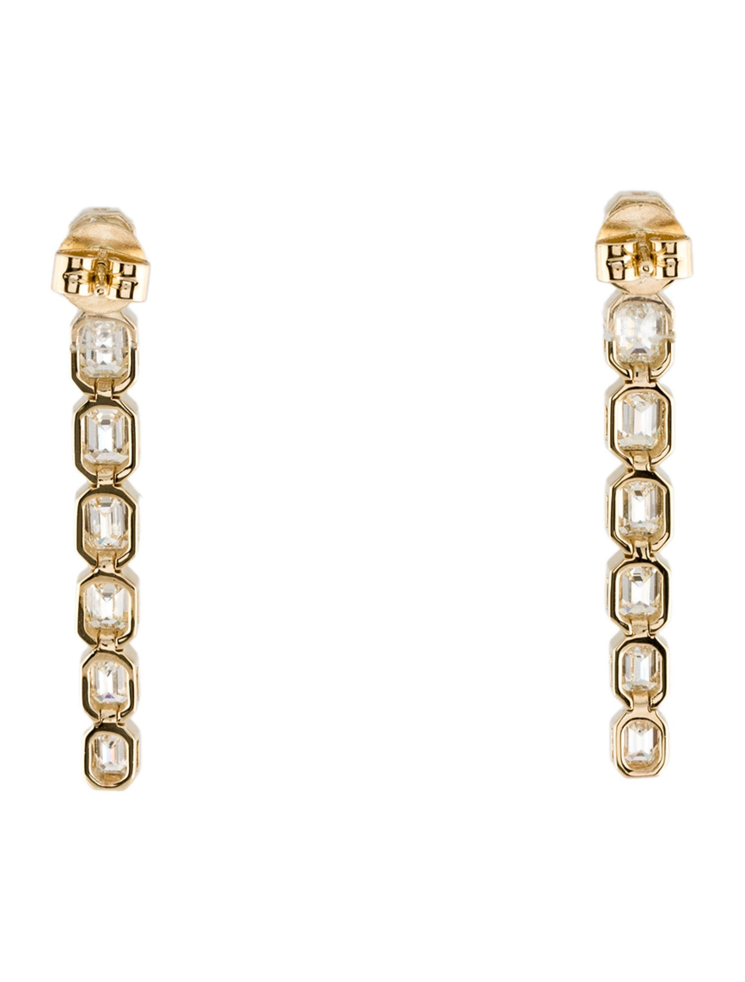 Earrings 14K 2.86ctw Diamond Dangle Drop Earrings