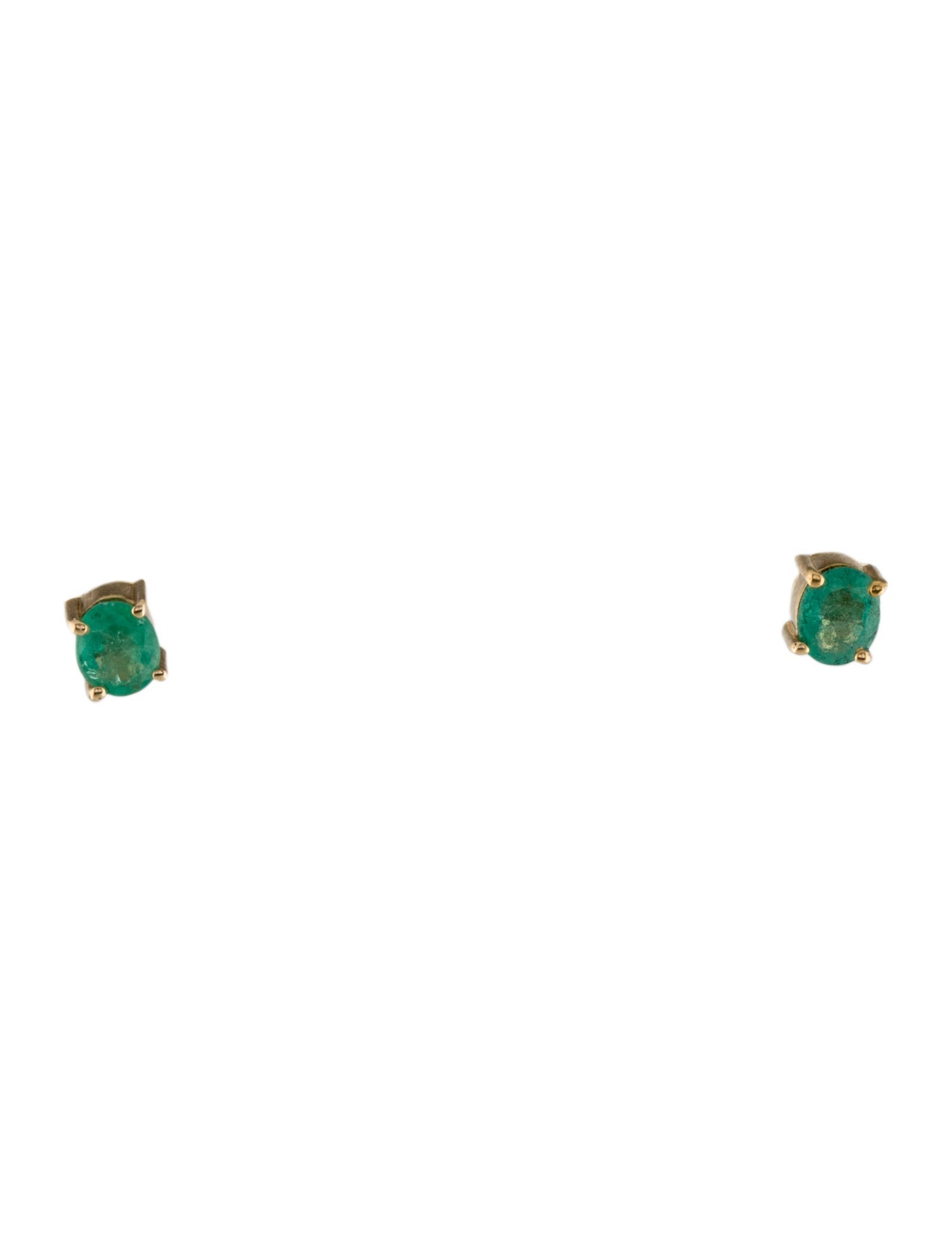 Earrings 14K Emerald Studs