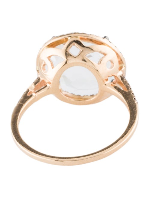 Earrings 18K Topaz & Diamond Cocktail Ring