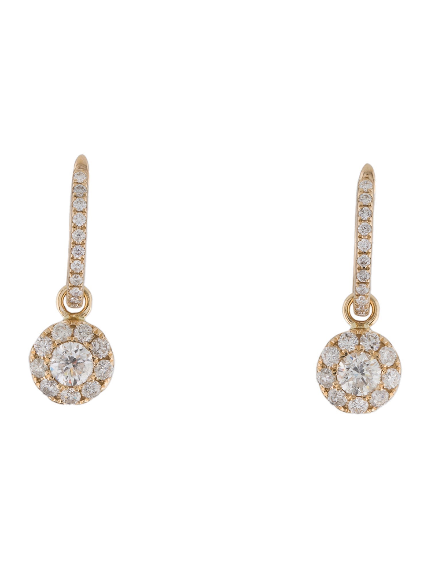 Earrings 14K 1.15ctw Diamond Drop Earrings