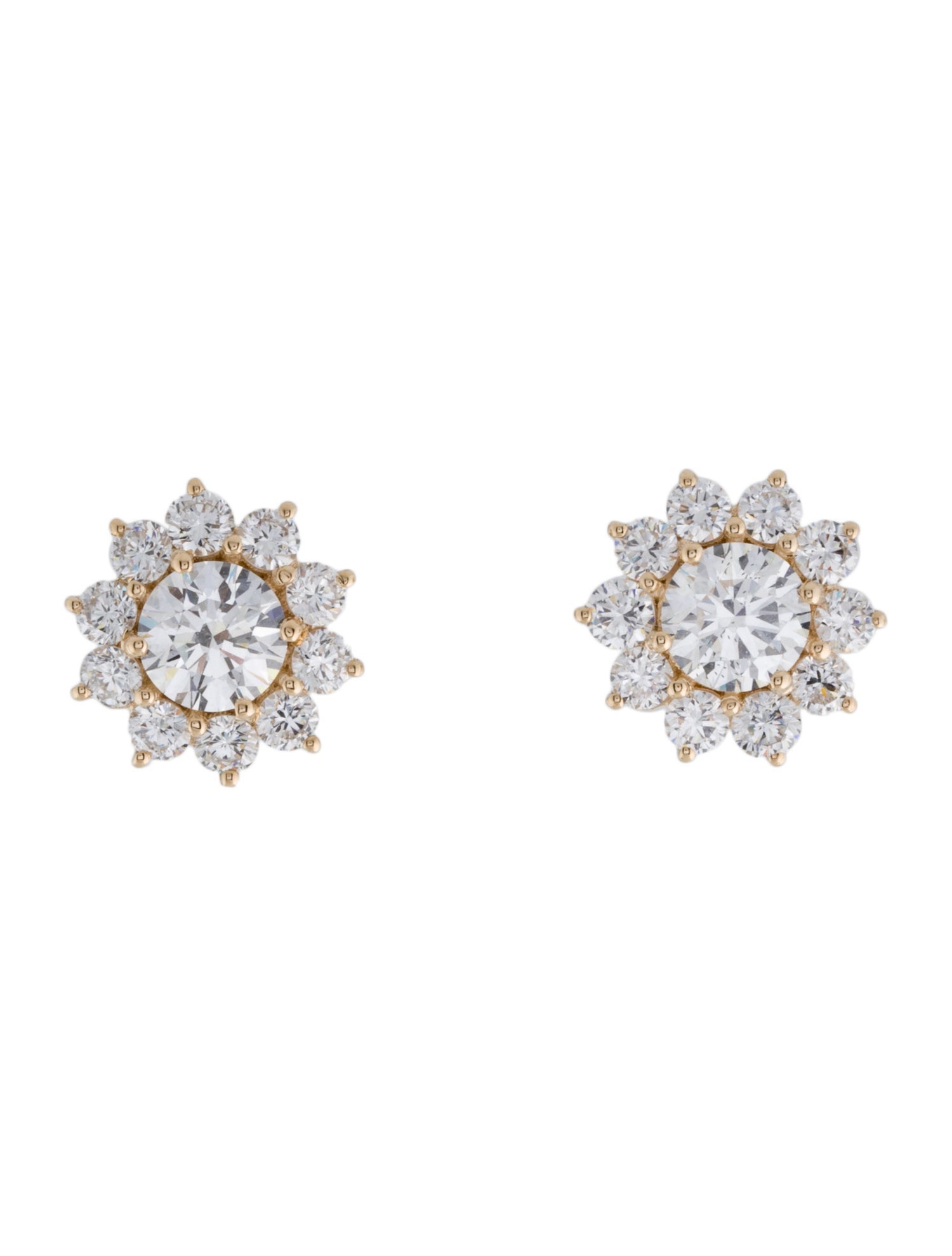 Earrings 14K 3.15ctw Lab-Grown Diamond Stud Earrings