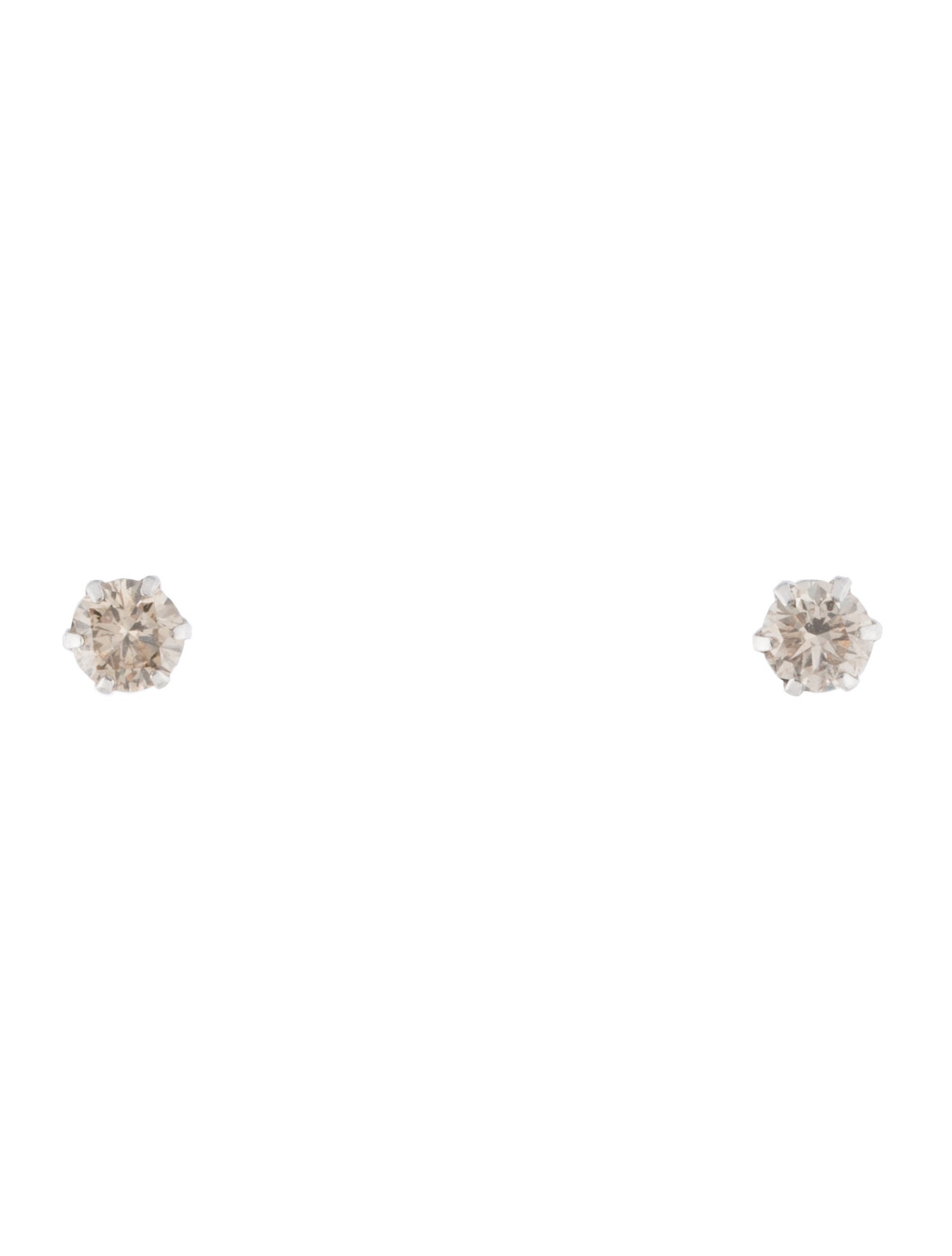 Earrings Platinum Diamond Stud Earrings