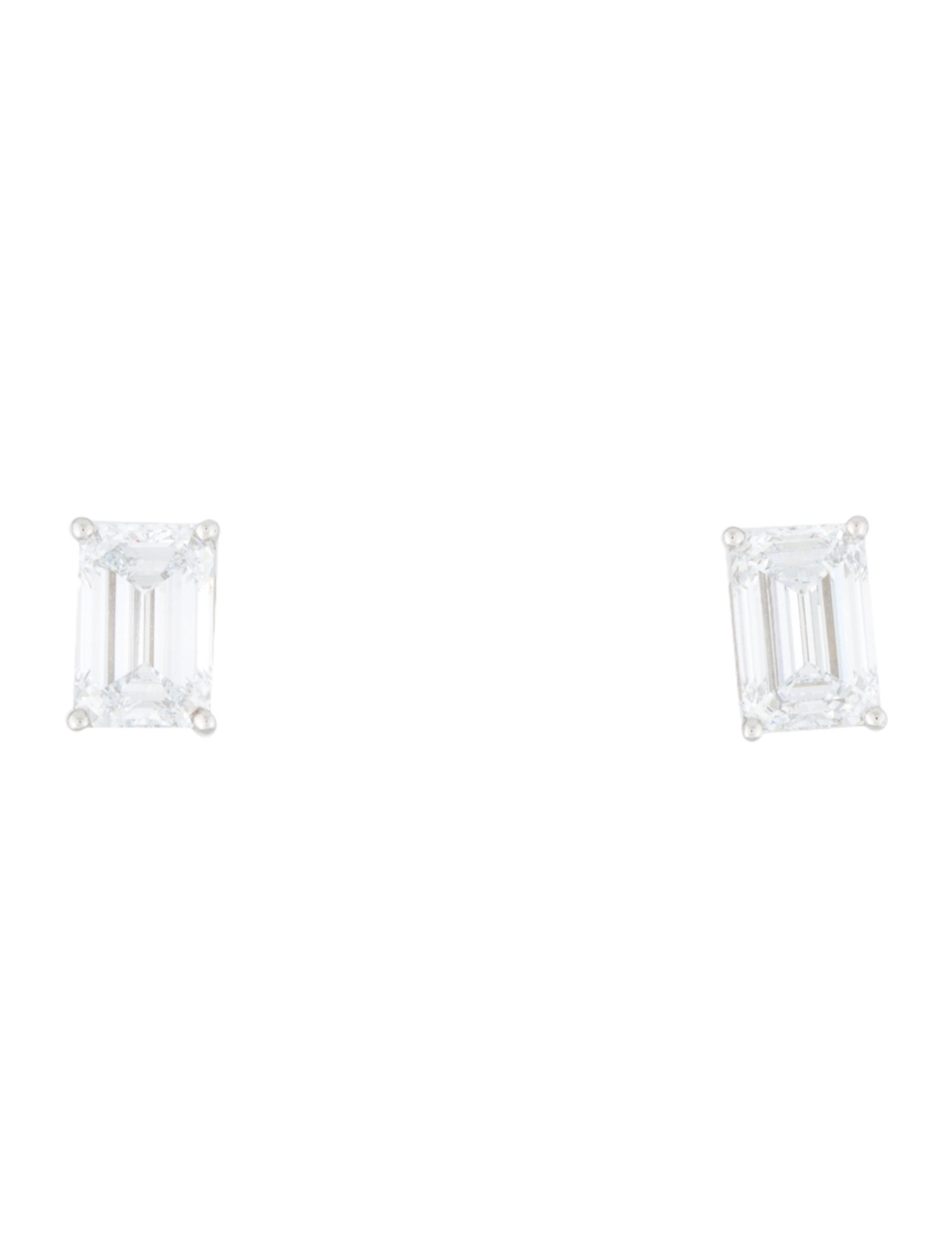 Earrings 18K 3.08ctw Lab-Grown Diamond Stud