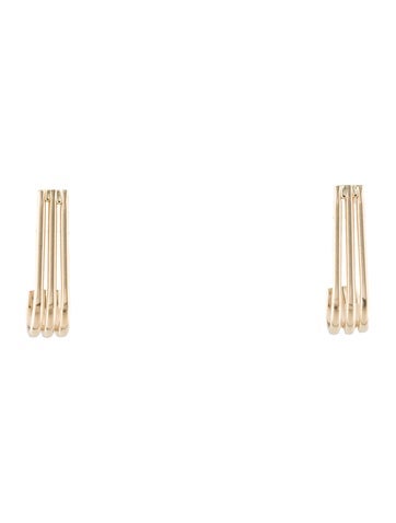 Earrings Drop 14K J-Hoop