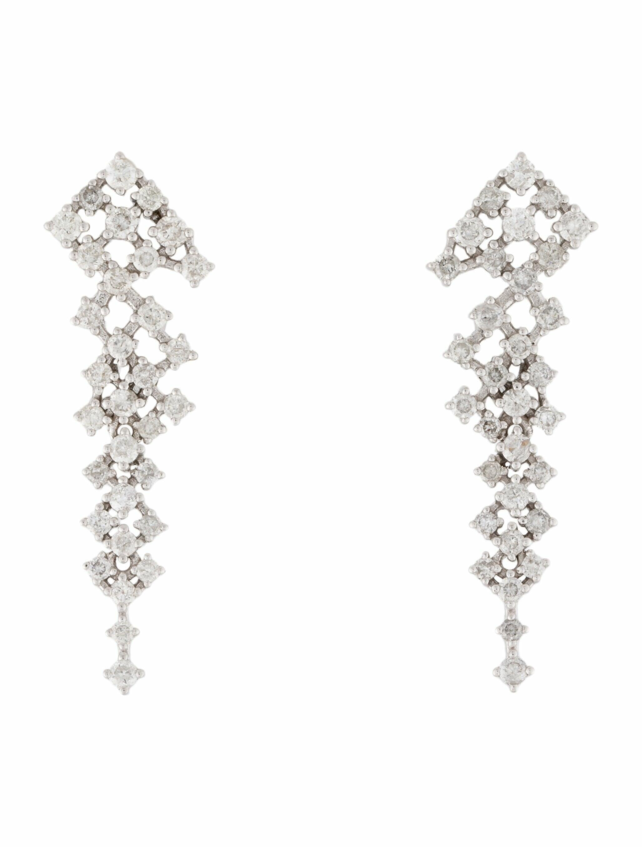 Earrings 14K 1.44ctw Diamond Earclip